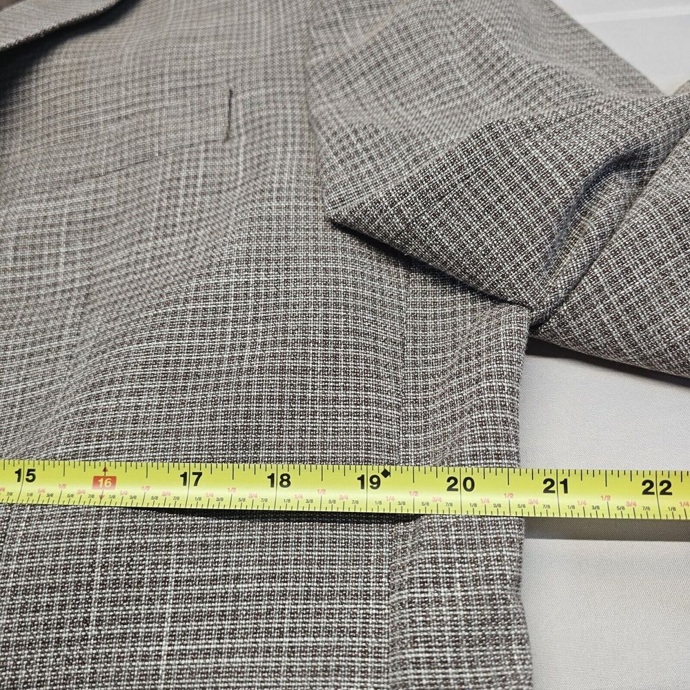 lauren ralph‎ lauren black label Houndstooth Blazer Mens 42L - Picture 9 of 14